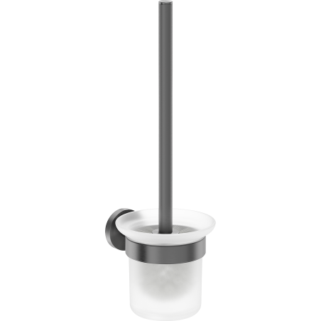 Mexen Ovio Toilettenbürste, gebürstetes Gun Gray - 70A19571-66