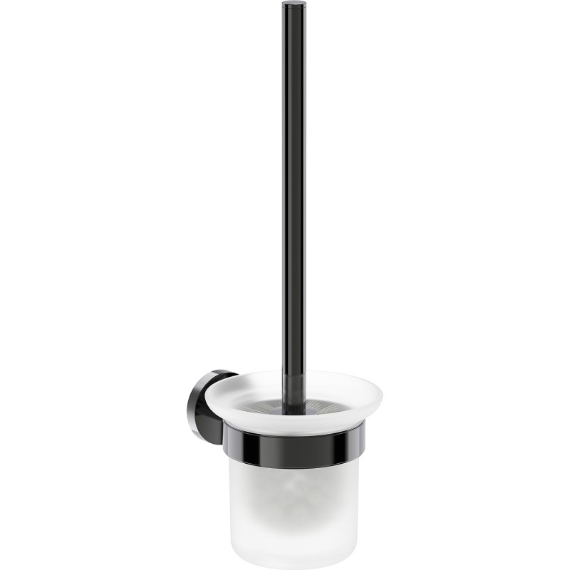 Mexen Ovio Toilettenbürste, black chrome - 70A19571-73