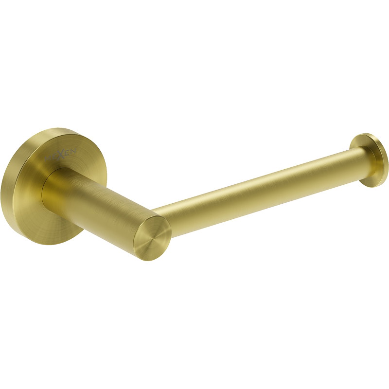 Mexen Ovio Toilettenpapierhalter, gebürstetes Gold - 70A19525-55