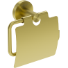 Mexen Ovio Toilettenpapierhalter, gebürstet gold - 70A19521-55