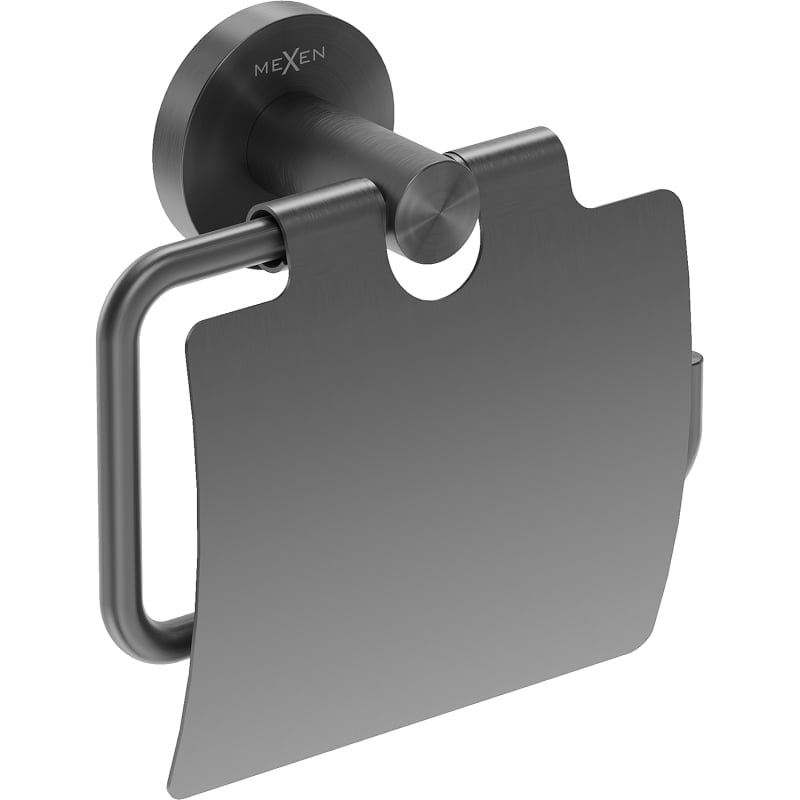 Mexen Ovio Toilettenpapierhalter, gebürstetes Gun Gray - 70A19521-66