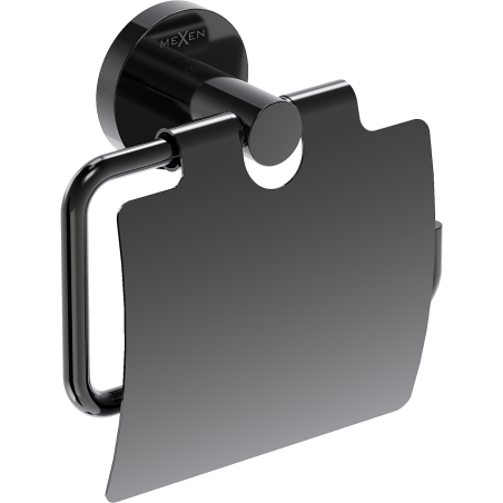 Mexen Ovio Toilettenpapierhalter, Schwarz Chrom - 70A19521-73