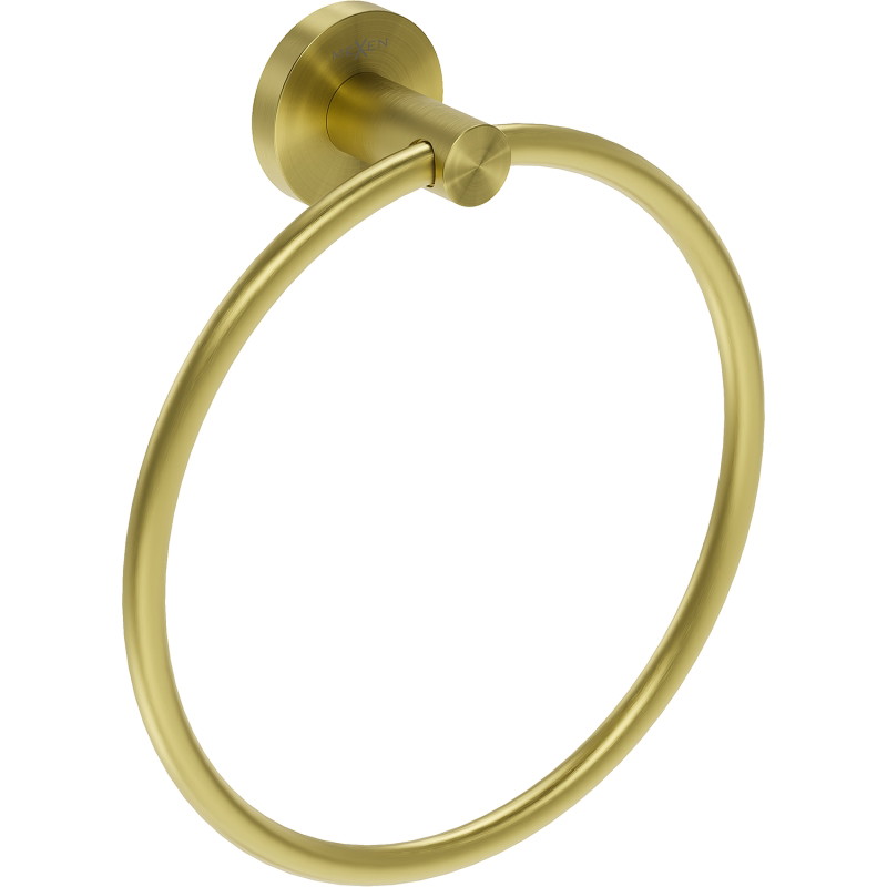Mexen Ovio Handtuchhalter, gebürstet gold - 70A19531-55