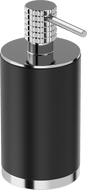 Mexen Triv stehender Seifenspender, schwarz/chrom - 70A33059-00B