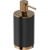 Mexen Triv stehender Seifenspender, schwarz/roségold - 70A33059-60B