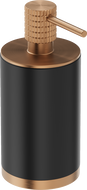 Mexen Triv stehender Seifenspender, schwarz/bürstetes Kupfer - 70A33059-65B
