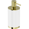 Mexen Triv stehender Seifenspender, weiß/gold - 70A33059-50W