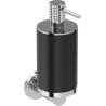Mexen Triv Seifenspender, schwarz/chrom - 70A33058-00B