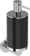 Mexen Triv Seifenspender, schwarz/chrom - 70A33058-00B