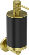 Mexen Triv Seifenspender, schwarz/gold gebürstet - 70A33058-55B