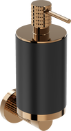 Mexen Triv Seifenspender, schwarz/roségold - 70A33058-60B