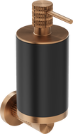 Mexen Triv Seifenspender, schwarz/bürstetes Kupfer - 70A33058-65B