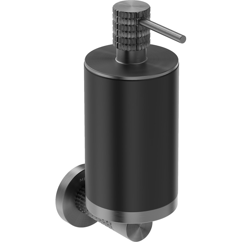 Mexen Triv Seifenspender, schwarz/gebürstetes Gun Gray - 70A33058-66B