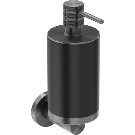 Mexen Triv Seifenspender, schwarz/gebürstetes Gun Gray - 70A33058-66B