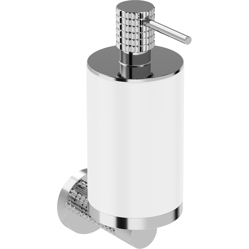 Mexen Triv Seifenspender, weiß/chrom - 70A33058-00W