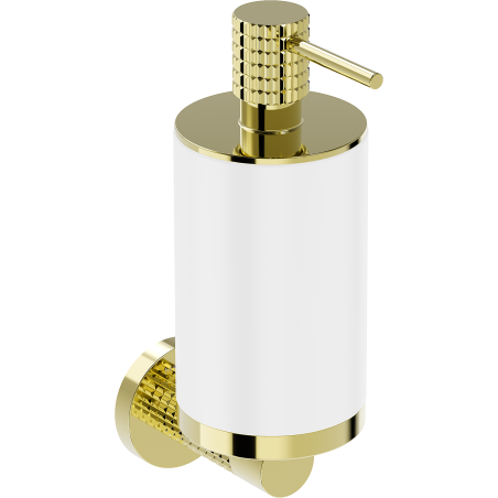 Mexen Triv Seifenspender, Weiß/Gold - 70A33058-50W
