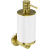 Mexen Triv Seifenspender, weiß/bürstet Gold - 70A33058-55W