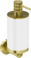 Mexen Triv Seifenspender, weiß/bürstet Gold - 70A33058-55W
