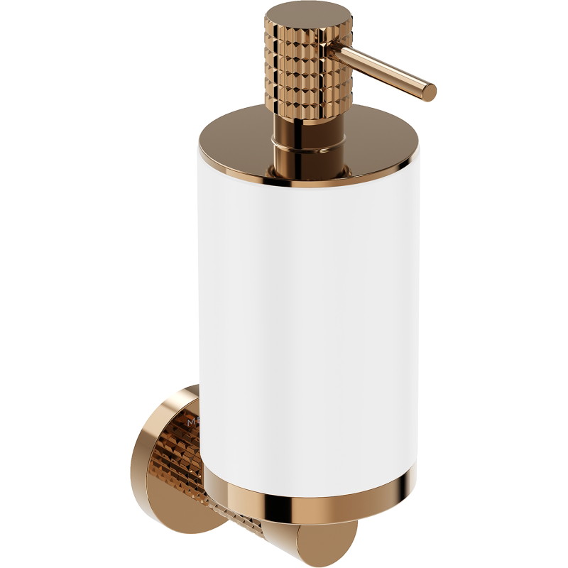Mexen Triv Seifenspender, Weiß/Rosa Gold - 70A33058-60W