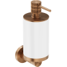 Mexen Triv Seifenspender, weiß/gebürstetes Kupfer - 70A33058-65W