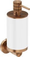 Mexen Triv Seifenspender, weiß/gebürstetes Kupfer - 70A33058-65W