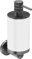 Mexen Triv Seifenspender, weiß/gebürstetes Gun Gray - 70A33058-66W
