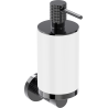 Mexen Triv Seifenspender, weiß/schwarz Chrom - 70A33058-73W