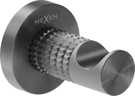 Mexen Triv Handtuchhaken, gebürstetes Gun Gray - 70A33011-66