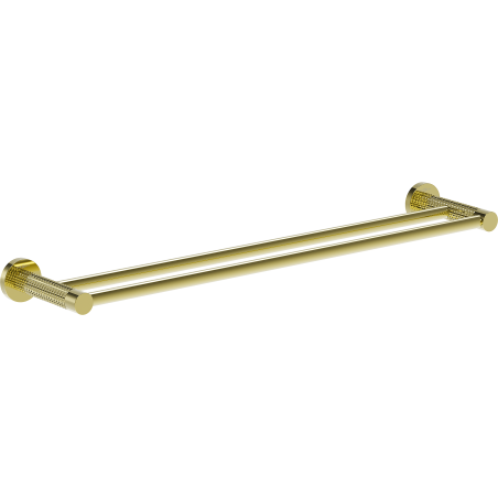 Mexen Triv Doppelter Handtuchhalter, gold - 70A33047-50