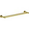 Mexen Triv doppelter Handtuchhalter, gebürstetes Gold - 70A33047-55