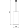 Mexen Triv stehende Toilettenbürste, schwarz/chrom - 70A33073-00B