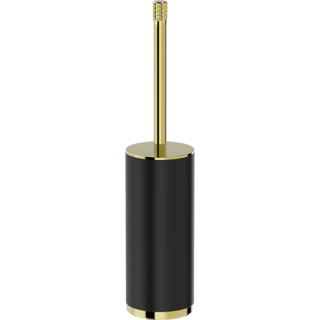 Mexen Triv stehende Toilettenbürste, schwarz/gold - 70A33073-50B