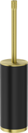 Mexen Triv stehende Toilettenbürste, schwarz/gebürstetes Gold - 70A33073-55B