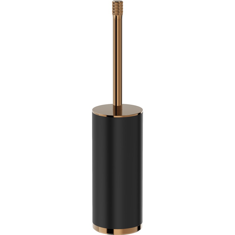 Mexen Triv stehende Toilettenbürste, schwarz/roségold - 70A33073-60B