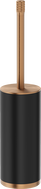 Mexen Triv stehende Toilettenbürste, schwarz/gebürstetes Kupfer - 70A33073-65B