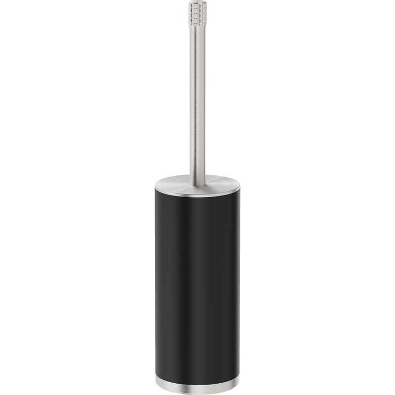 Mexen Triv stehende Toilettenbürste, schwarz/gebürstetes Nickel - 70A33073-97B