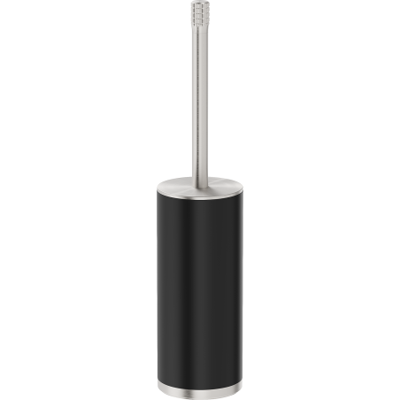 Mexen Triv stehende Toilettenbürste, schwarz/gebürstetes Nickel - 70A33073-97B