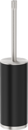 Mexen Triv stehende Toilettenbürste, schwarz/gebürstetes Nickel - 70A33073-97B