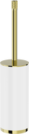 Mexen Triv stehende Toilettenbürste, weiß/gold - 70A33073-50W