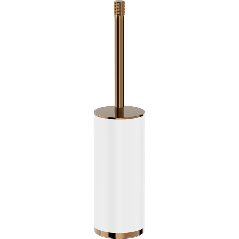 Mexen Triv stehende Toilettenbürste, weiß/Roségold - 70A33073-60W