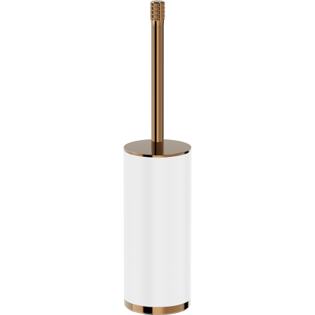 Mexen Triv stehende Toilettenbürste, weiß/Roségold - 70A33073-60W