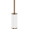 Mexen Triv stehende Toilettenbürste, weiß/Roségold - 70A33073-60W