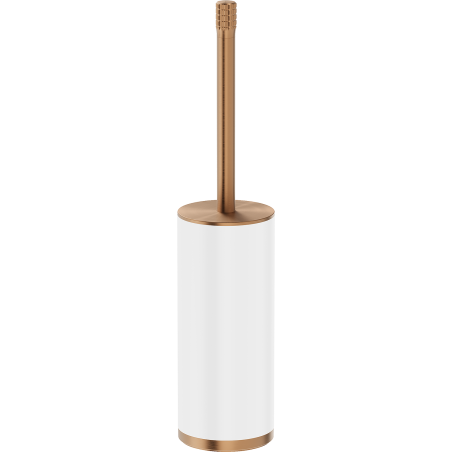 Mexen Triv stehende WC-Bürste, weiß/gebürstetes Kupfer - 70A33073-65W