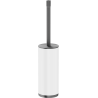 Mexen Triv stehende Toilettenbürste, weiß/gun gray gebürstet - 70A33073-66W