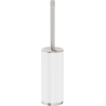 Mexen Triv stehende Toilettenbürste, weiß/gebürstetes Nickel - 70A33073-97W