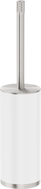 Mexen Triv stehende Toilettenbürste, weiß/gebürstetes Nickel - 70A33073-97W