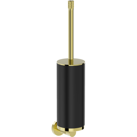 Mexen Triv Toilettenbürste, schwarz/gold - 70A33071-50B