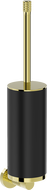 Mexen Triv Toilettenbürste, schwarz/gold - 70A33071-50B