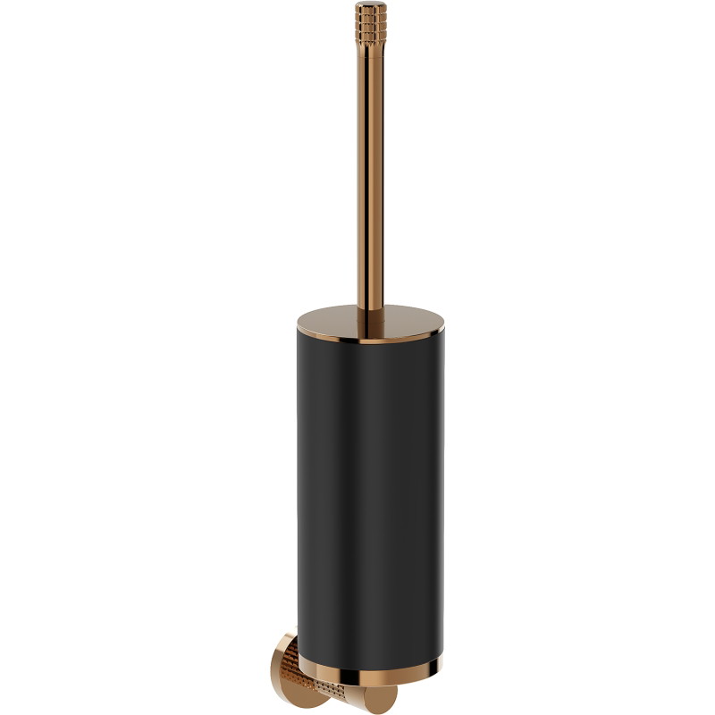 Mexen Triv Toilettenbürste, schwarz/Roségold - 70A33071-60B