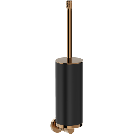 Mexen Triv Toilettenbürste, schwarz/Roségold - 70A33071-60B